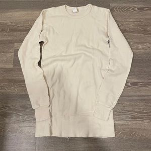 rare vintage st. john’s bay waffle knit thermal size large